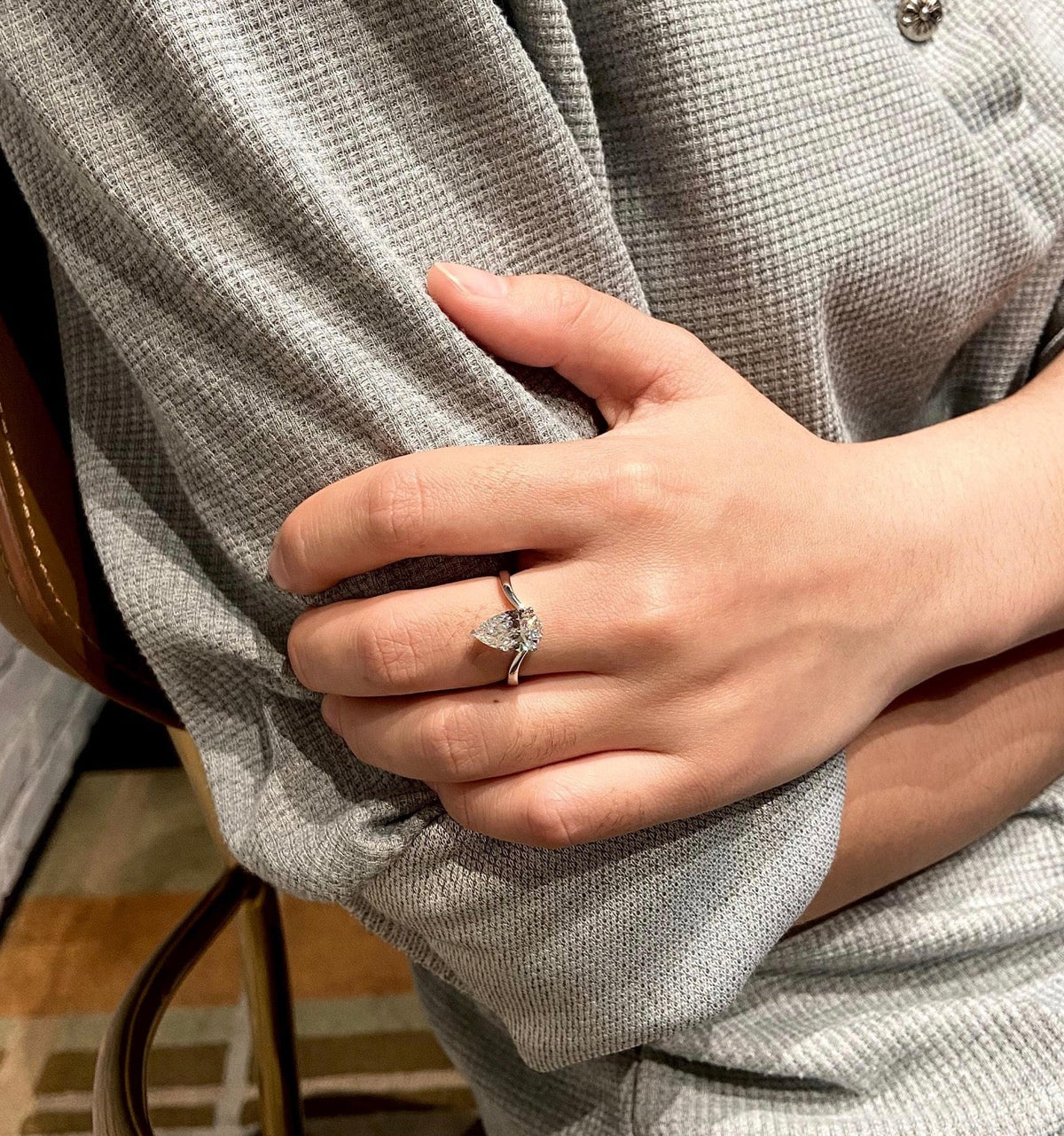 Pear Engagement Ring