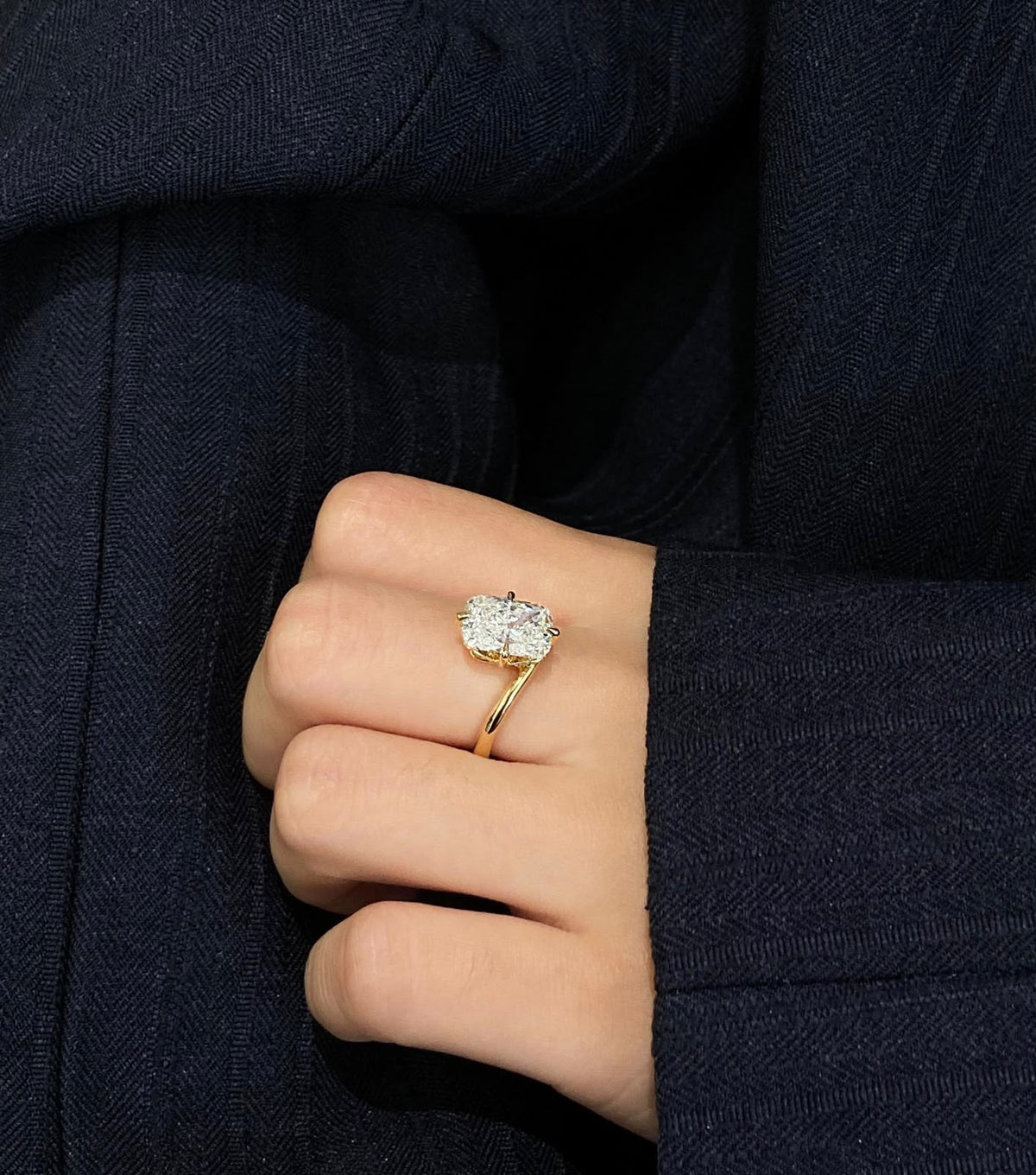 Radiant Engagement Ring