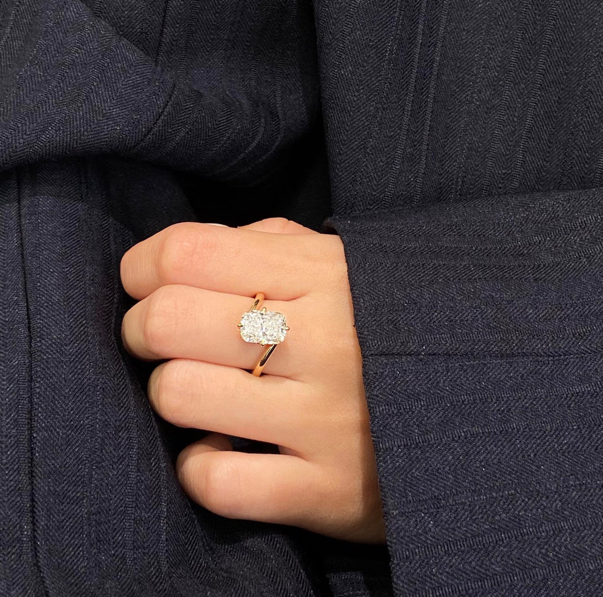 Radiant Engagement Ring